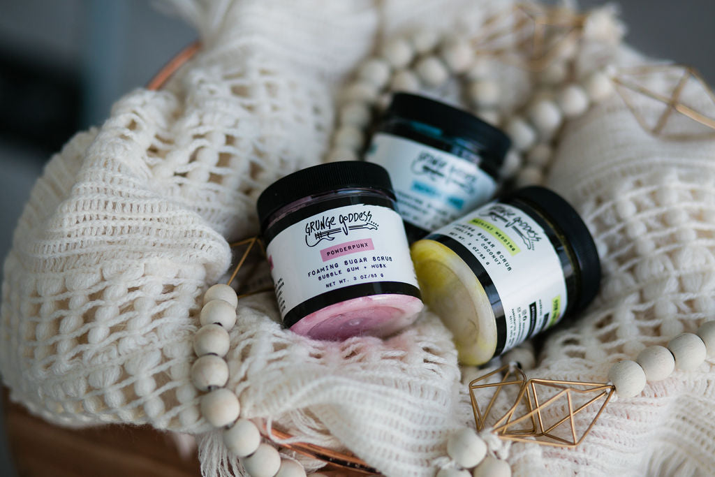 Foaming Sugar Scrubs
