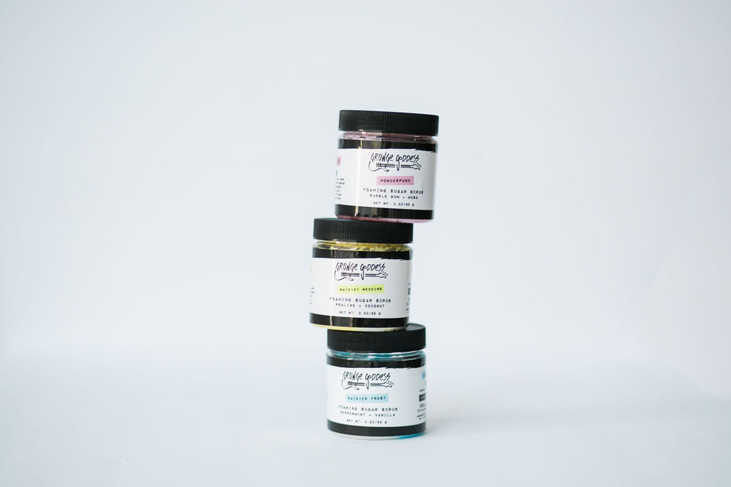 Foaming Sugar Scrubs
