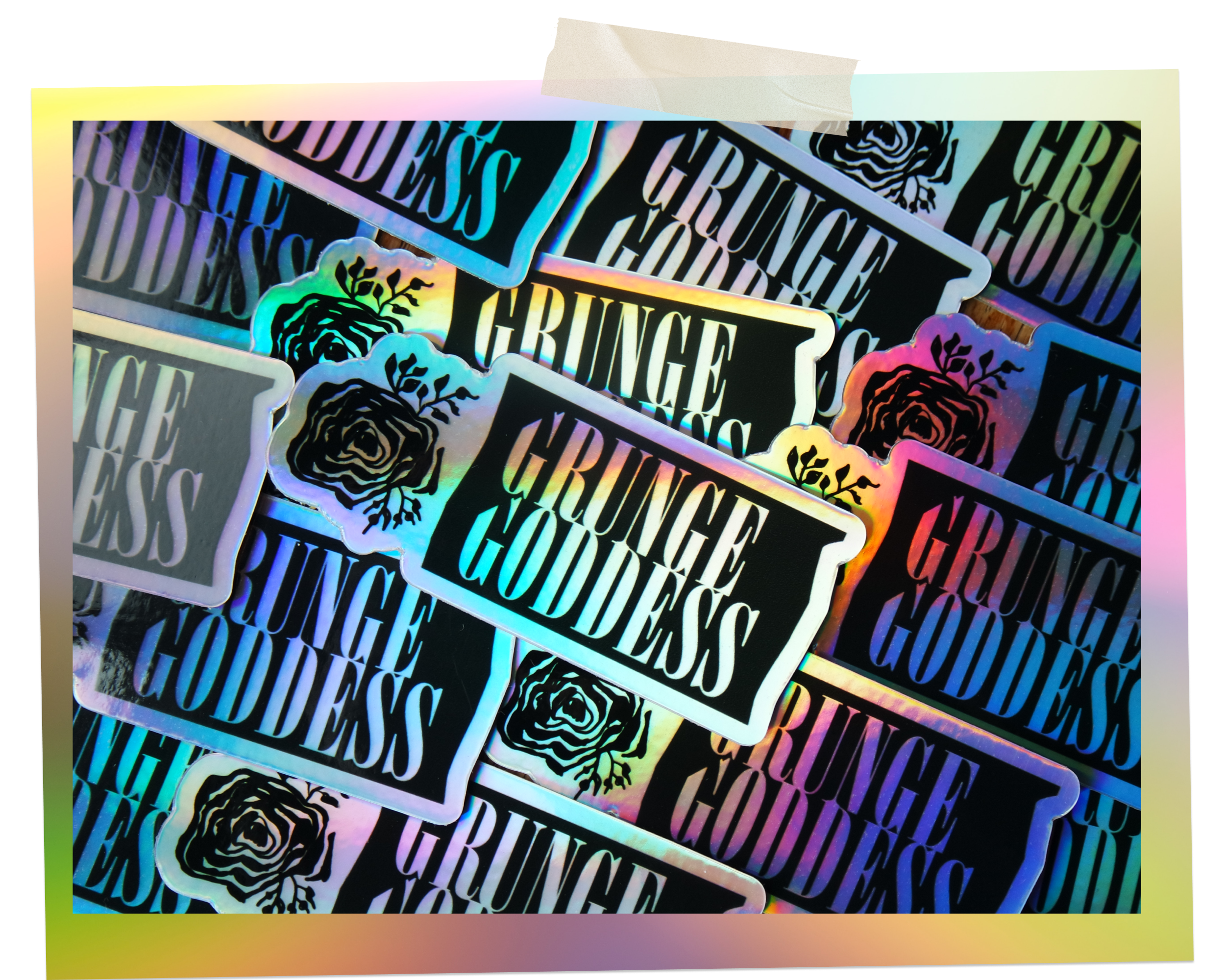 Holographic Logo Sticker